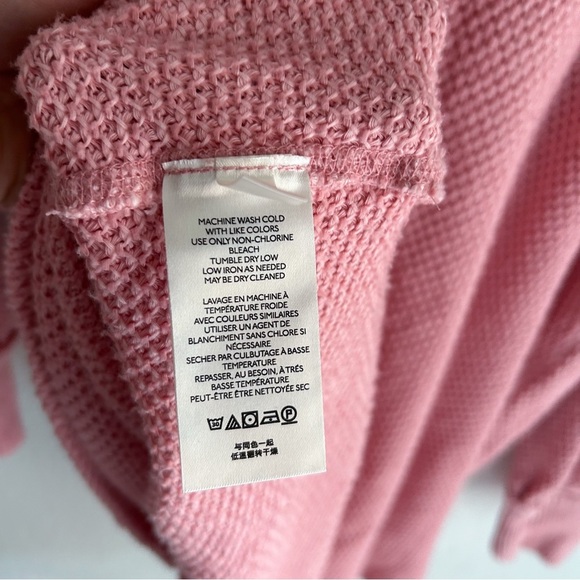 Free People She's A Keeper Top in Faded Coral Small - Picture 6 of 6